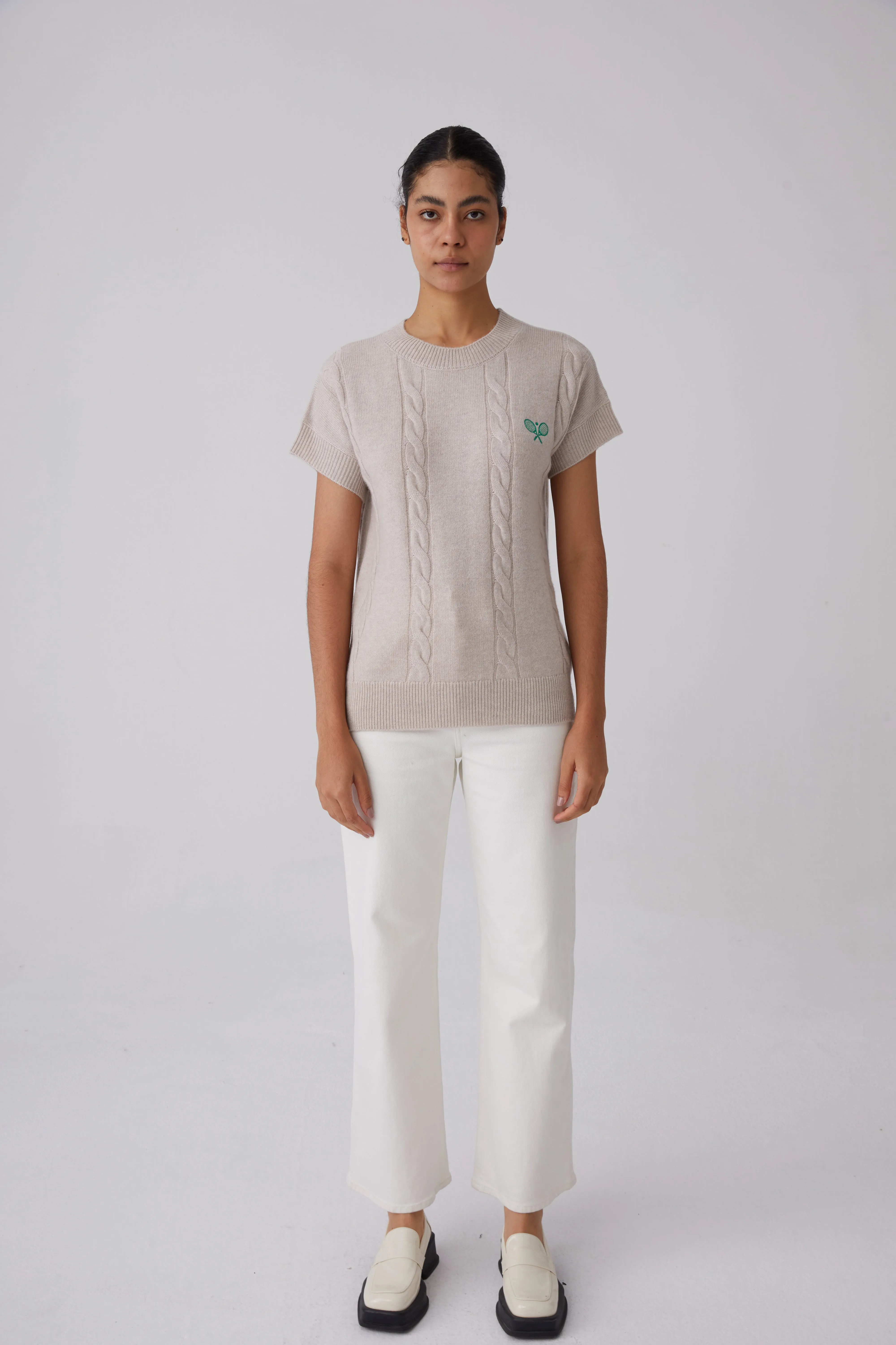 Tennis Short-sleeve Sweater