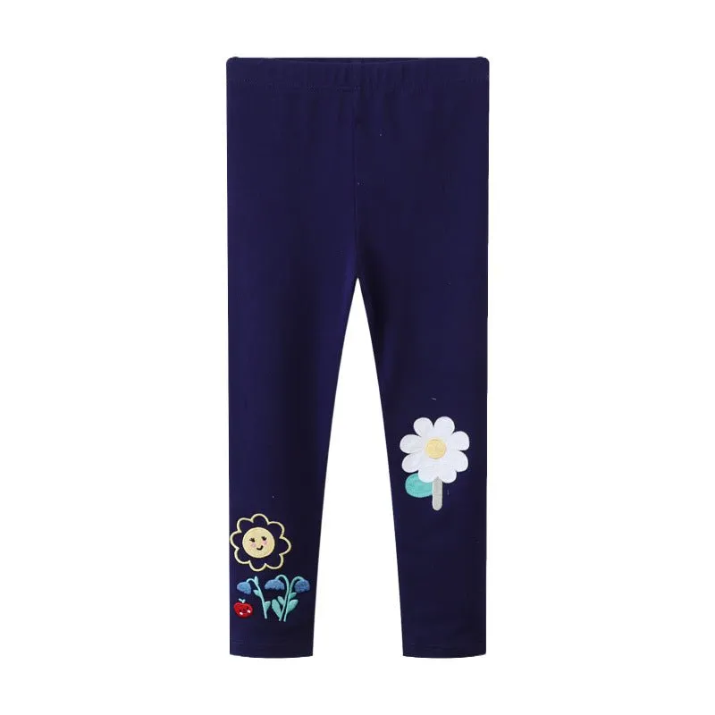 Toddler/Kid Girl's Cartoon Sunflowers Design Leggings