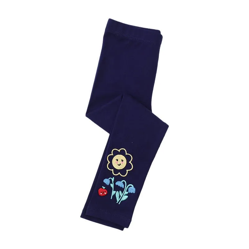 Toddler/Kid Girl's Cartoon Sunflowers Design Leggings