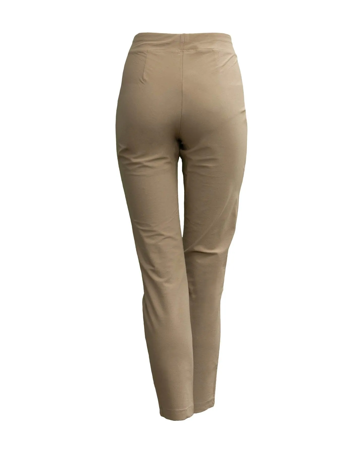 Washable Stretch Crepe Slim Pant