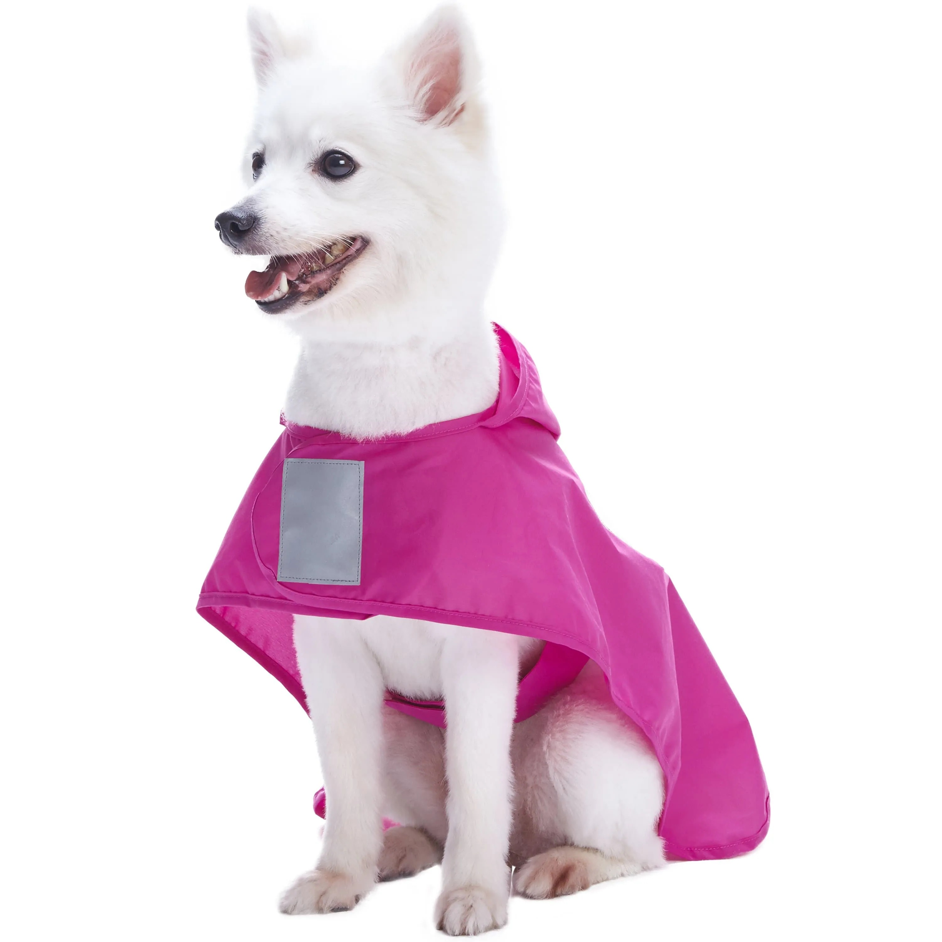 Water Repellent Reflective Dog Rain Poncho for Pets