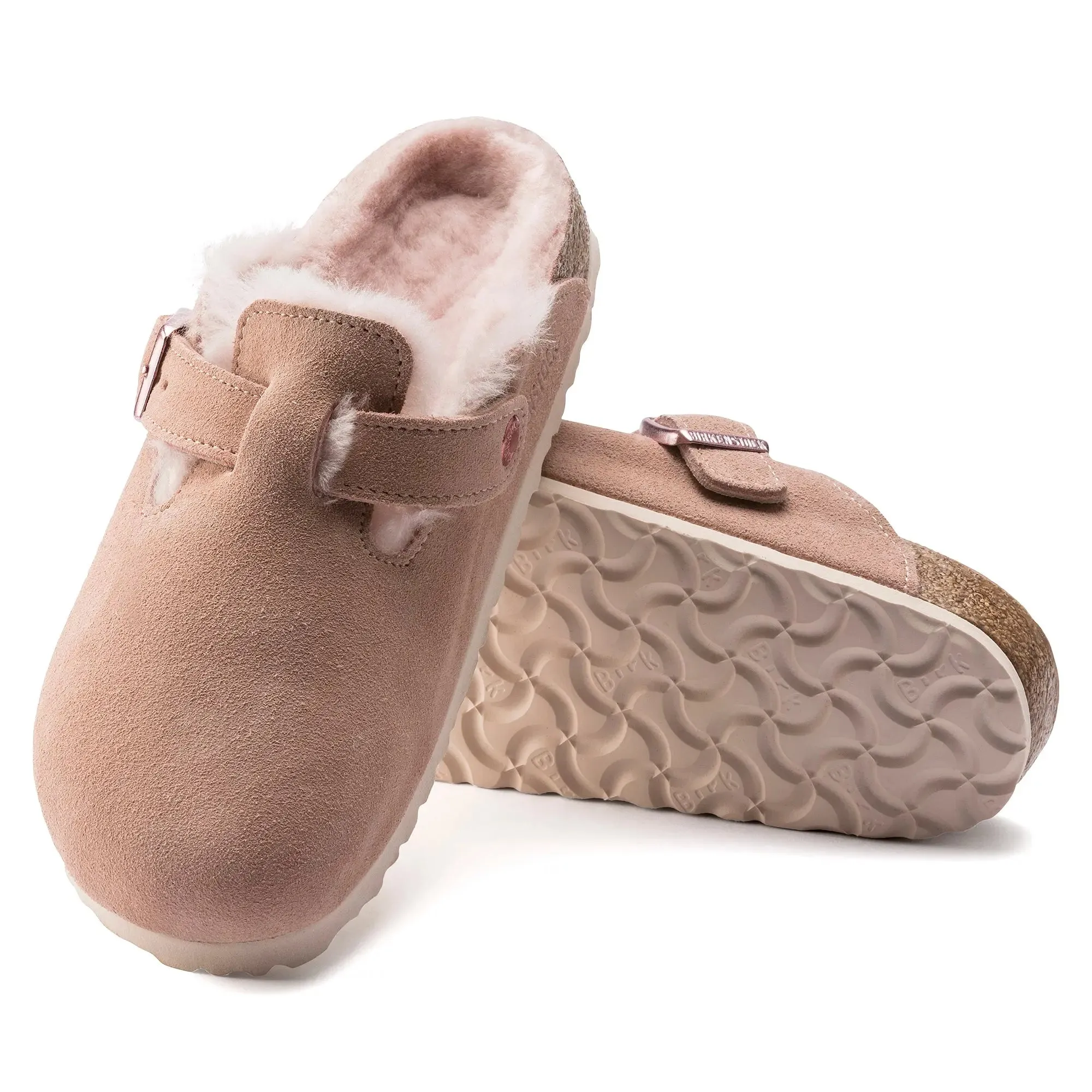 Women’s Birkenstock Boston Shearling – Cozy Suede Clog with Plush Lining