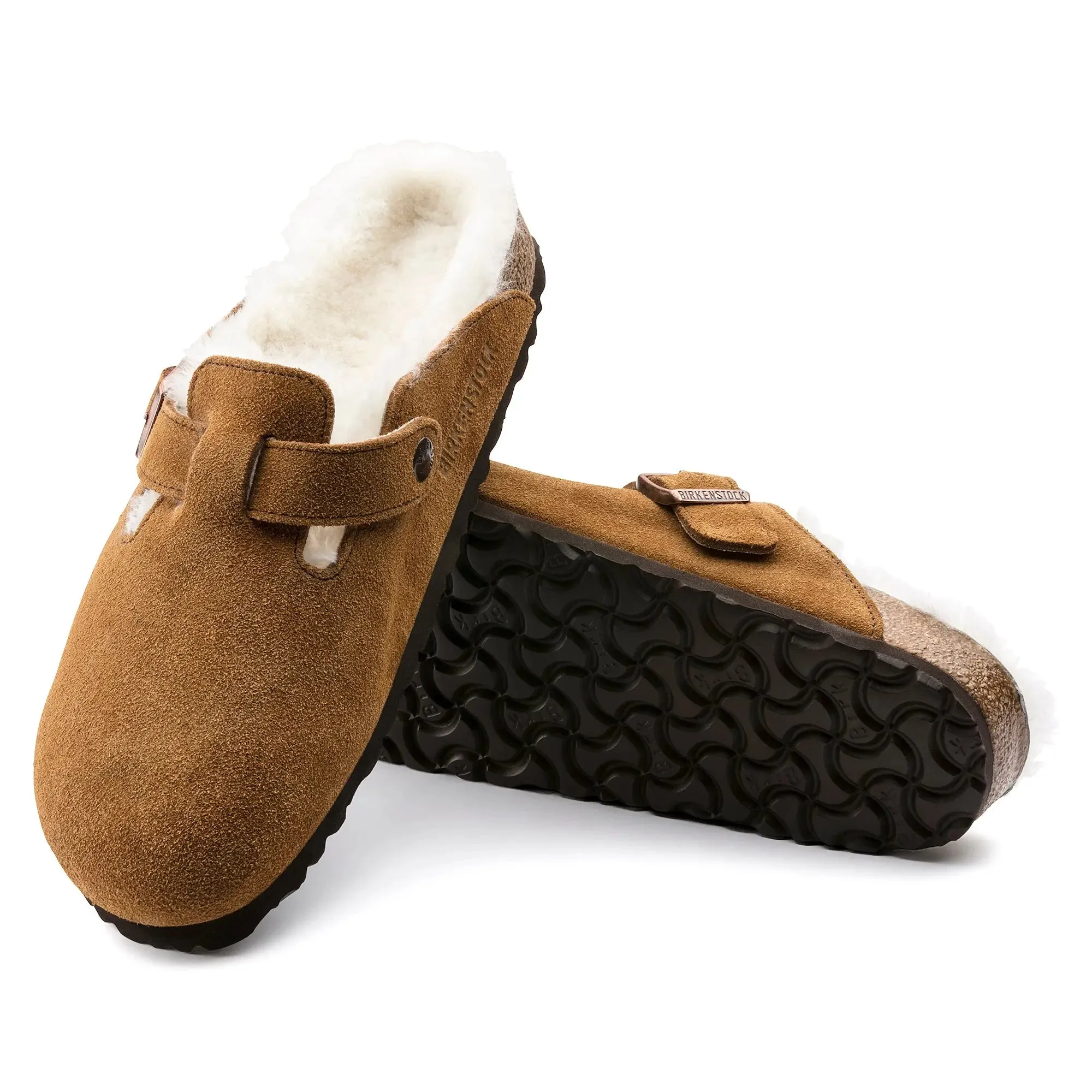 Women’s Birkenstock Boston Shearling – Cozy Suede Clog with Plush Lining