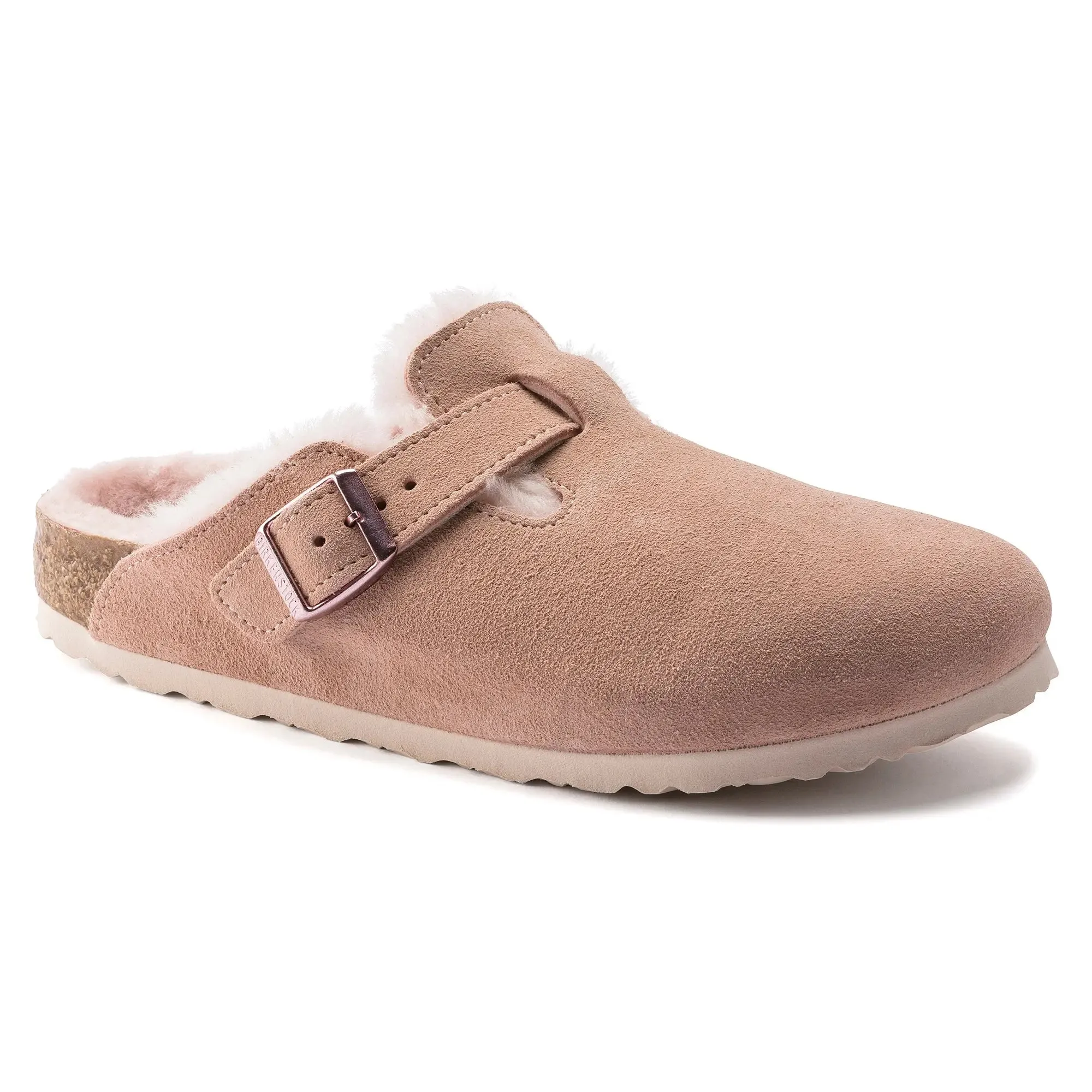 Women’s Birkenstock Boston Shearling – Cozy Suede Clog with Plush Lining