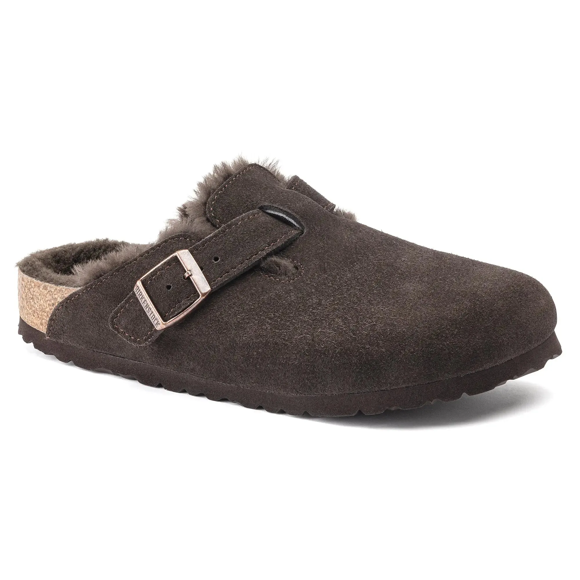 Women’s Birkenstock Boston Shearling – Cozy Suede Clog with Plush Lining