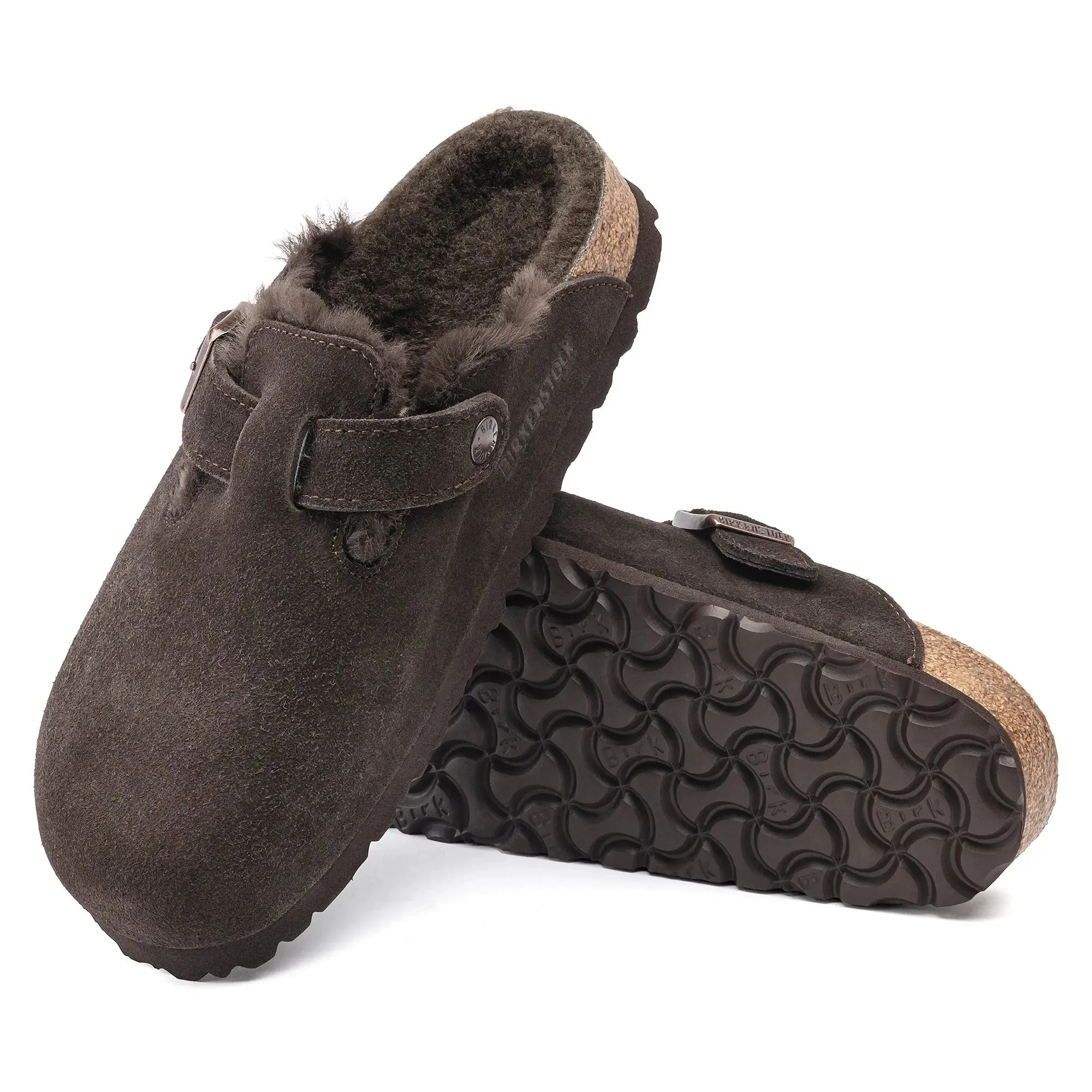 Women’s Birkenstock Boston Shearling – Cozy Suede Clog with Plush Lining