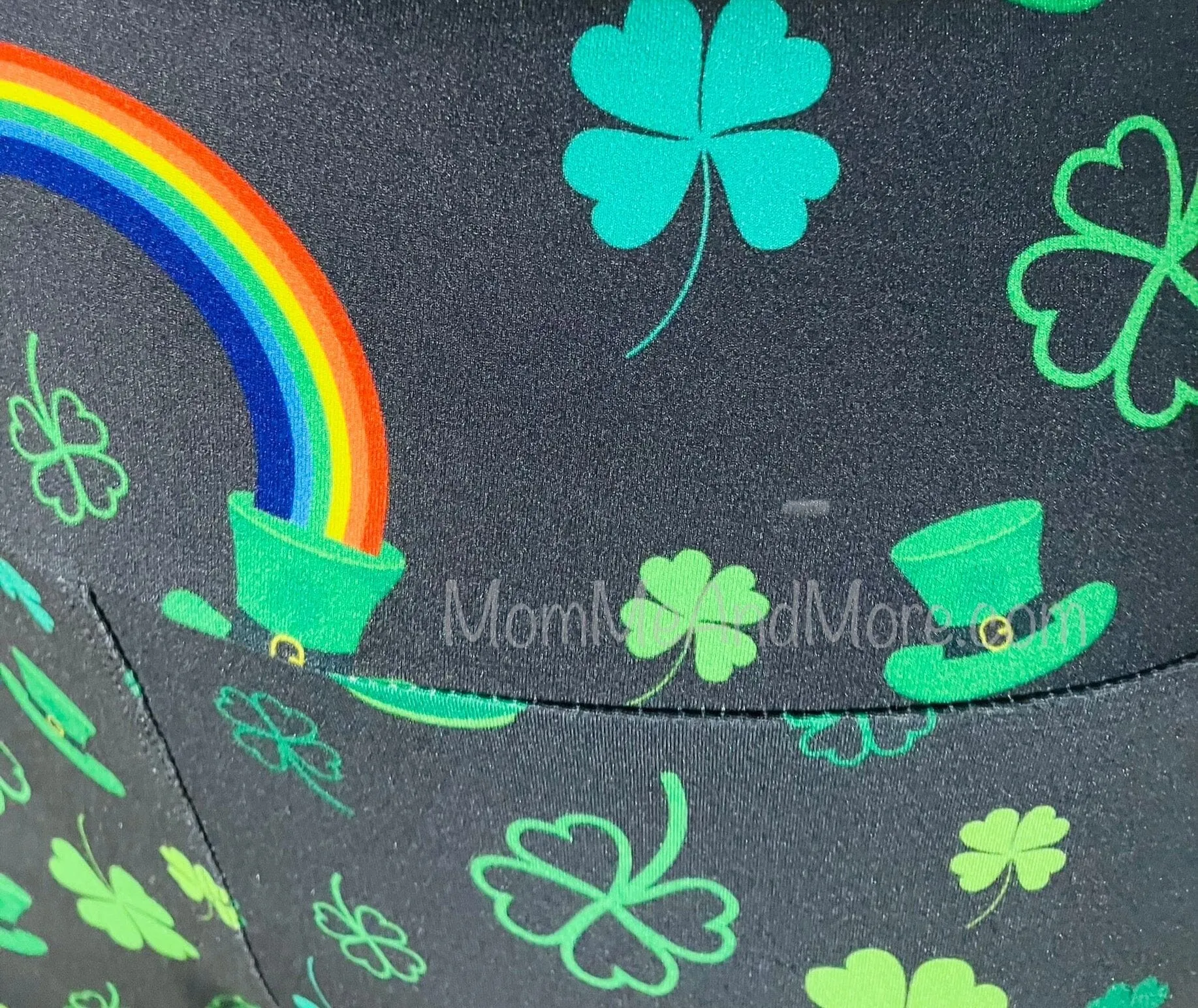 Womens Shamrock Rainbow St. Patrick Day Leggings, Soft Yoga Pants, Sizes OS/TC, Yoga Waist, Exclusive Leggings