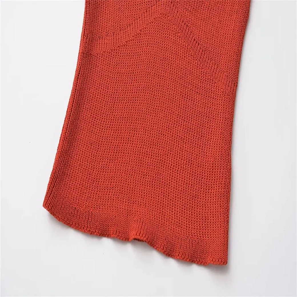 Women's Slimming Vest, Solid Color V-Neck Knitted Camisole Tops