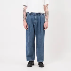 [YOUTH] STRUCTURED WIDE DENIM PANTS _ MEDIUM BLUE